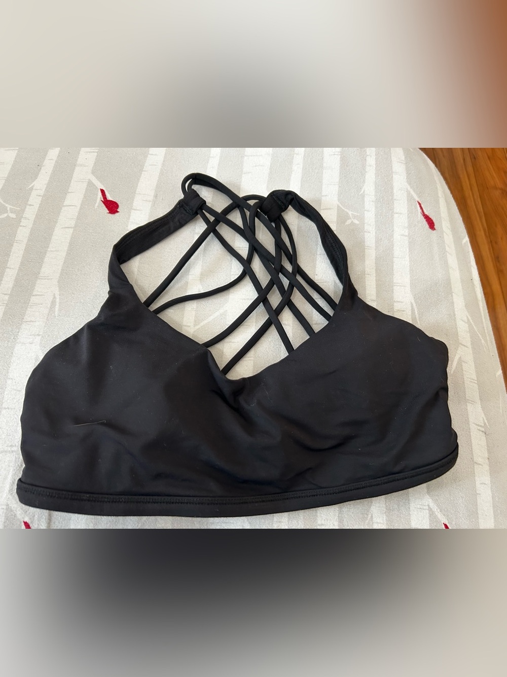 Lululemon black cross cross sports bra- B/C cup